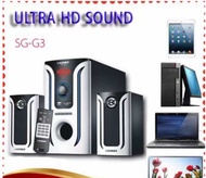 Home theater system 2.1 channel Stargold SG-G3 Quality Bluetooth+ usb+ FM Radio Audio Amplifier