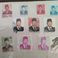 Perangko Indonesia Soeharto Jadul Kuno