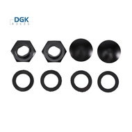 Rear Windshield Glass Strut Hardware Kit Fit for   92-95 Hatchback EG6  Black