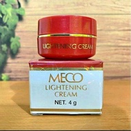 MECO pearl cream 12 gr | lightening cream 4 gr - cream meco siang - cream meco malam