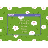 Postcards-Greeting and encouragement postcards-Thingy Posters-Cute flower cards with positive messag