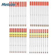 METUBE 10 Pcs Fishing Floats, 2.0g 2.5g 3.0g White Fishing Bobber, Portable Transparent Multi-Purpos