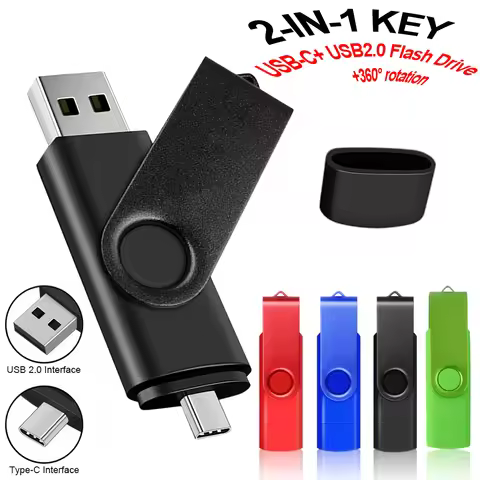 USB C Thumb Drive 64GB, USB2.0 to USB Type-c Flash Drive High-Speed Transmission Memory Stick For Ma