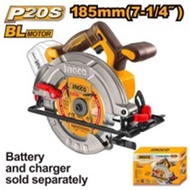 INGCO 20V LI-ION BRUSHLESS CIRCULAR SAW 185MM CSLI1851 (BARE UNIT)