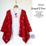 Ready Atasan Blus Batik Jumputan Kartini Merah Putih 17 Agustus