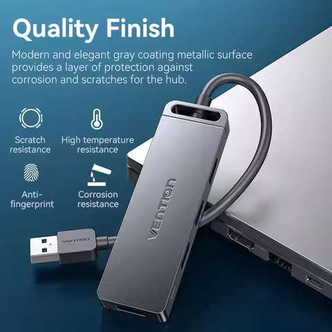 Vention USB Hub High Speed 4 Ports Multi USB 3.0 to USB 3.0 Hub Splitter Adapter for MacBook Pro iPa