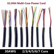 UL2464 Multi-Core Power Cord Tinned Copper Electronic Wire 30AWG Signal Sheathed Wire -5 meters