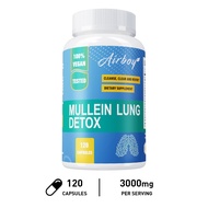 Mullein Lung Detox Capsules promote lung health and smooth breathing a purely natural lung cleanser