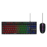 KEYBOARD & MOUSE (คีย์บอร์ดและเมาส์) NUBWO NKM-639 (BLACK)