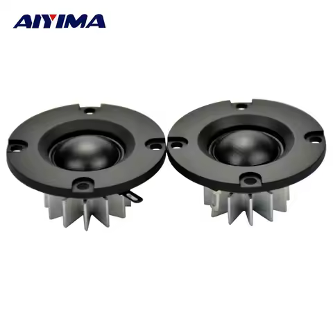 AIYIMA 2Pcs Mini 2Inch Audio Portable Speakers 50MM 6 ohm 15 W HIFI Tweeter Sound Speaker ABS Frost 