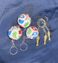 2026 世界盃 Worldcup Soccer Ball Keychains  足球 大力神盃 雷米金盃 Trophy Charms 杯 歐霸 歐聯 英超 西甲 鎖匙扣 紀念品