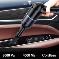 8000Pa Wireless Car Vacuum Cleaner Cordless Handheld Auto Vacuum Home Car Dual Use Mini Vacuum Cleaner With Built-in Battrery
