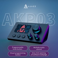 AJAZZ | AJAZZ AKP03E/153E Programmable Macro Keyboard Mechanical Gaming Keyboard Custom Button Mini