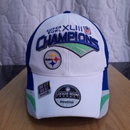 Topi reebok second nfl champions steelerslogo original