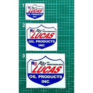 Lucas Oil Products Sticker Printing Laminated Designs #lucas