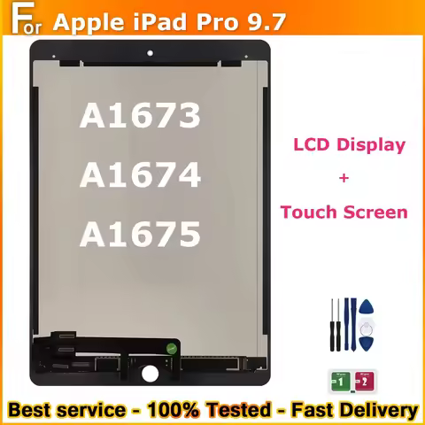 9.7inch For iPad Pro 9.7 A1673 A1674 A1675 LCD Display Touch Screen Assembly Digitizer Replacement F