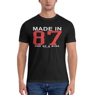 Made In 1987 One Of A Kind Diy Tshirt Mans Fashion Printed