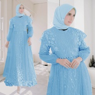 Maxi Safira New Party Dress (ML XL XXL 3XL) Wedding dress full front and back brocade dress/ Event u