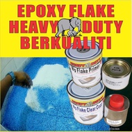 Epoxy Colour Flake Coating PRIMER / CLEAR /  FLAKE DIY for Toilet Kitchen Floor Tile Leaking Waterproof