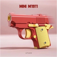 ปล่อยแรงดัน🎀M1911ขนาดเล็กพิมพ์ลาย3D ของเล่นโมเดลคลายเครียดแครอทผู้ใหญ่ของเล่นคลายเครียดของเล่นของขวั