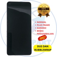 lcd oppo reno 6 4g original copotan - plus frame - finger ON - ori cabutan bawaan