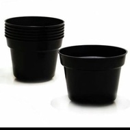 pot bunga//pot plastik hitam 20