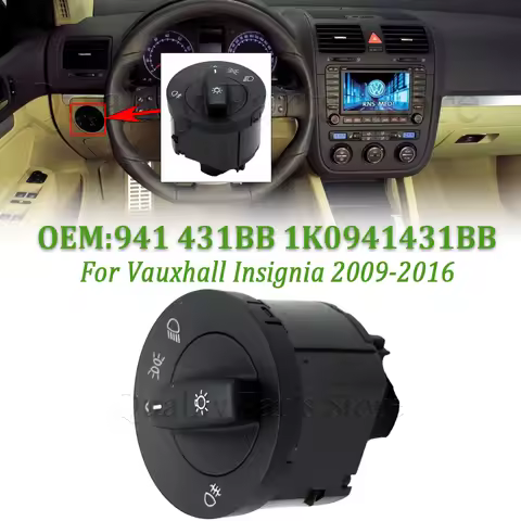 Headlight Light Control Switch For VW Caddy Tiguan Touran Golf MK6 Jetta MK5 VW Passat B6 Rocker Swi