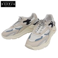 二手全新未使用 Fuga 男士老爹鞋，米色和藍色，尺寸 26.0cm，MFG-JQ-WL 40(EU)