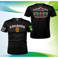 Casual Style Commando T-Shirt Cotton Cool Handsome Street All-Match Men Women Tough Guy