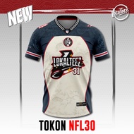 [NFL OVERSIZED BERSULAM]  NFL30 NFL Edition TOKON 280GSM JERSEY