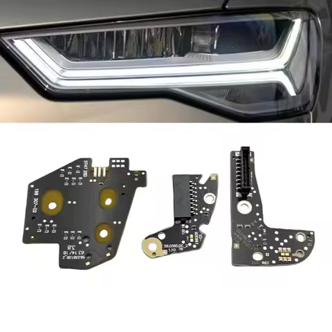 NEW LED Headlight PCB Chip Board LED Module DRL Matrix Headlight OE# 196911-02 196911-01 For AUDI A6