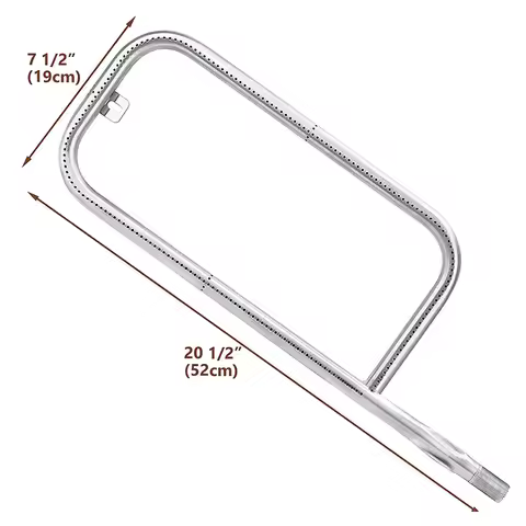 60041 Grill Burner 304 Stainless Steel Grill Burner 20.5 Inch Gas Grill for Weber Q200/Q220/Q2000/Q2
