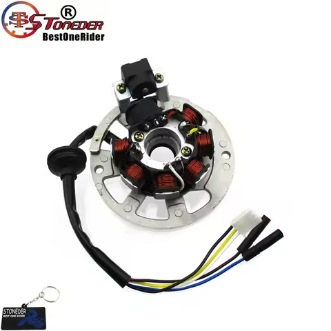 STONEDER Ignition Magneto Stator For 2 Stroke Keeway Fact Hurricane Matrix RY8 PGO 50cc 90cc KYMCO C
