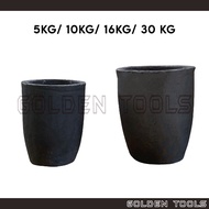 5kg / 10kg/ 16kg/ 30kg Silicone Carbide Graphite Furnace For Metal Melting Industry Casting Crucible
