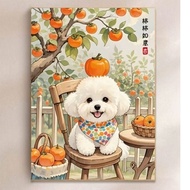 Dog cross stitch package and mandarin orange fruit cross stitch 14ct 11ct