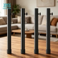 [Gralara] Workbench Leg Extender Table Height Extension Adjustable Steel Riser for Folding Desk Tall