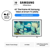 Samsung 43" The Frame LS03FA QLED 4K Vision AI Smart TV (2025) [Online Exclusive]