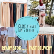 BORONG VINTAGE PANTS VIRAL MURAH (30 helai) bundle