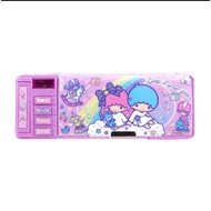 (BNIS) Little Twin Stars Functional 2 Sides Opening Pencil Case