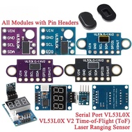 VL53L0X V2 Time-of-Flight (ToF) Laser Ranging Sensor Breakout 940nm GY-VL53L0XV2 Laser Distance Modu
