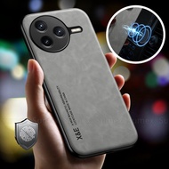 Luxury Leather Case For Xiaomi Poco F7 F8 Ultra POCOF7 Pro 5G Shockproof Plain Solid Color Phone Bac