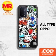 Case OPPO A74 4G A95 A74 5G A76 A36 F5 F11 PRO GRAFITY MOTIF Latest Premium Glossy 2D Hardcase Casin