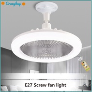 CR Ceiling Fans Light, Ceiling Fan With 3 Adjustable Wind Speeds, Timer, Smart Remote Ceiling Fans With Light, Indoor