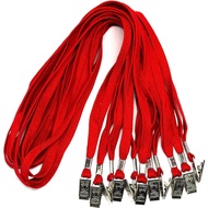 Lanyard with clip/ Cotton Lanyard come with Metal Spring Clip