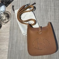Hermes Mini Evelyn 16 金鐘色 背包 肩背包