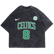 OVERSIZE CELTICS NUMBER 8 WASHING VINTAGE TEE (WASHING T-SHIRT)