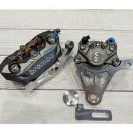 Y15ZR Y16/ RS150 BREMBO M3 K50 4POT CALIPER FRONT Y15 BREMBO P34 2POT CALIPER REAR ORIGINAL 100% FUL