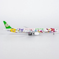 Ready Stock NG LIte 1: 400 EVA Air Painted B777-300ER B-16740 Airplane Model