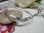 999 Solid Silver Bangle 999实心足银手镯