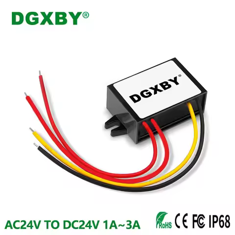 DGXBY AC24V TO DC24V 1A 2A 3A Solenoid Valve Power Regulator Converter 20V~28V TO 24V AC to DC Modul